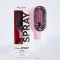 2in1 Sprayer Comb Detangling Scalp Massage Hairbrush with Spray Bottle Essential Oil Water Mist Spray Brush Anti-static Summer - Purelis