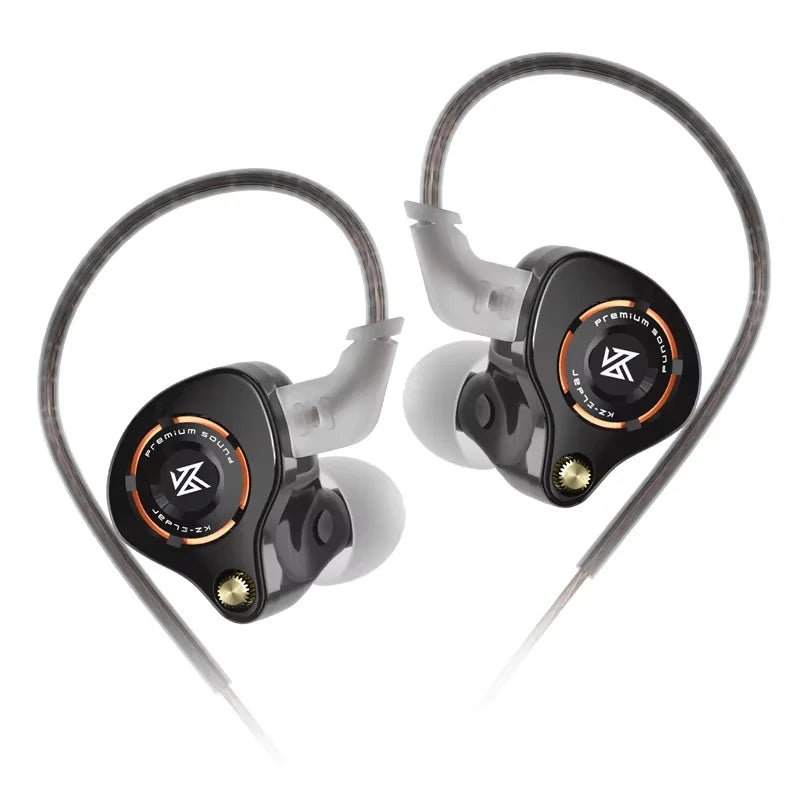 KZ Eldar Earphones 1DD Dynamic Driver Balanced IEM In Ear Monitor Sport Earbuds HiFi Stereo Music Wired Headphones PK EDX PRO X